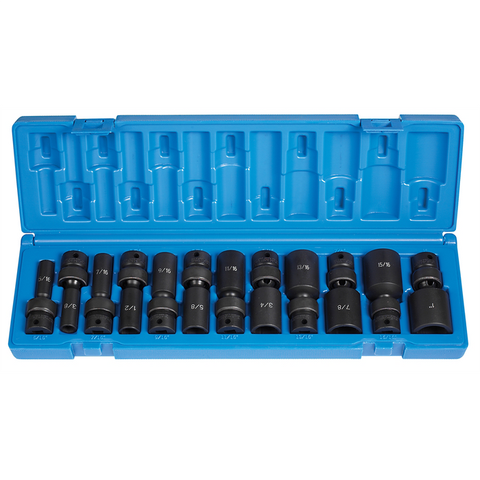 Grey Pneumatic Socket Sets 3/8" Dr. 12 Pc. Deep
