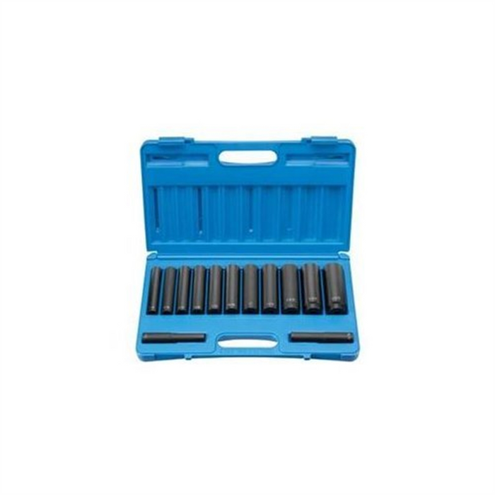 Grey Pneumatic Socket Sets 1/2" Drive 13 Piece