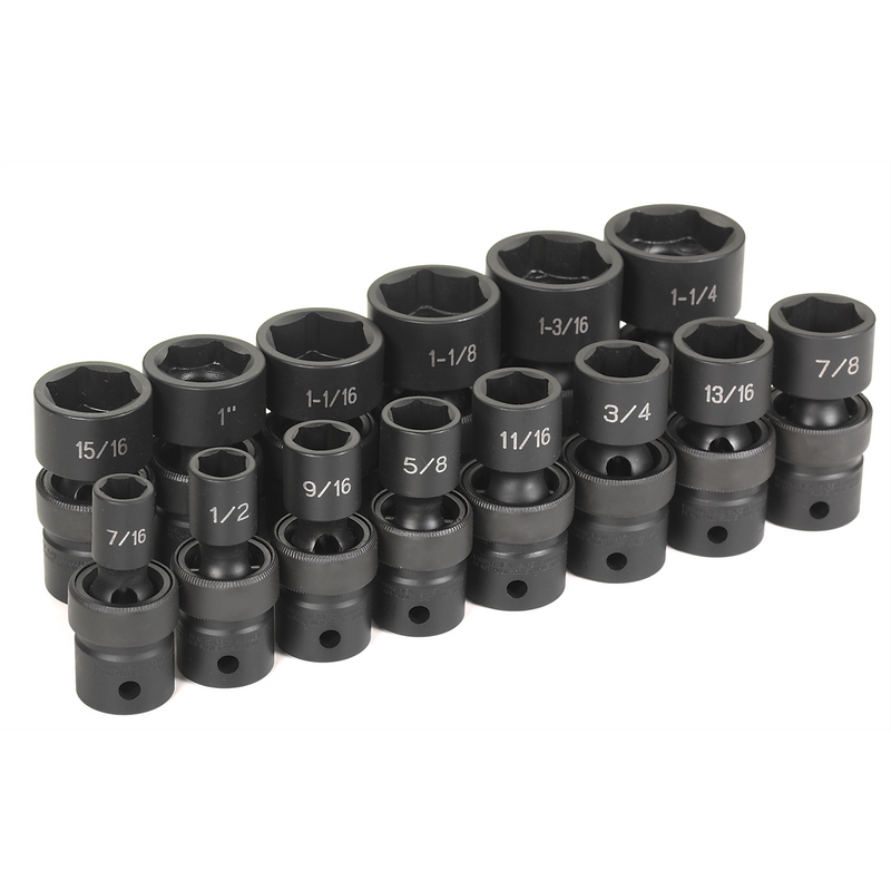 1/2"" Drive 14 Pc. Standard Length Frac