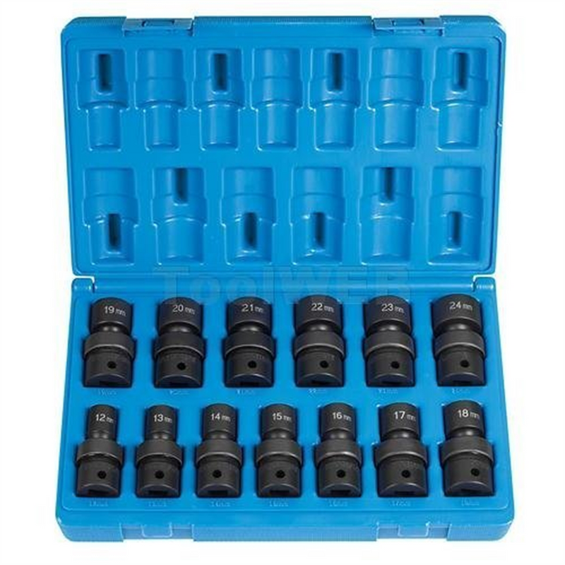 1/2"" Dr. 13 Pc. Std Length Metric Univ