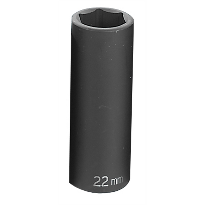 Grey Pneumatic Socket Sets 1/2" Drive x 22mm Deep