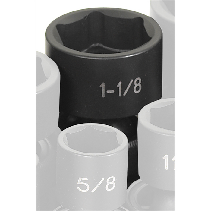 Grey Pneumatic Socket Sets 1/2" Drive x 1-1/8"