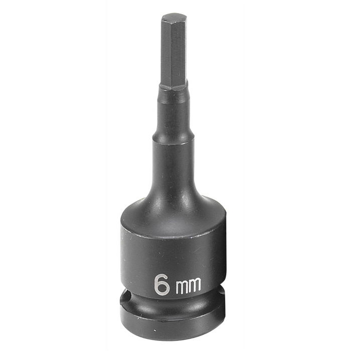 Grey Pneumatic Socket Sets 1/2" Drive x 6mm Hex Driver