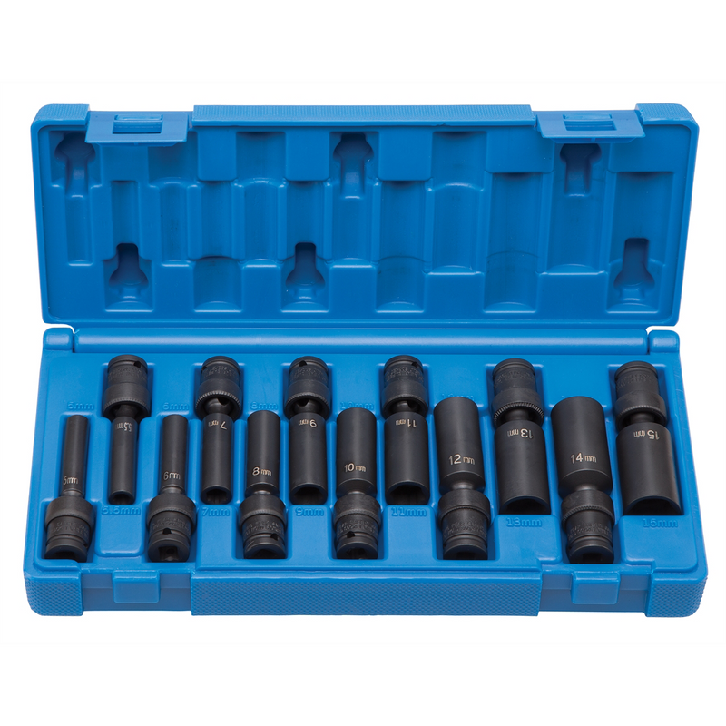 1/4"" Surface Drive 12 Pc. Deep Univ Me