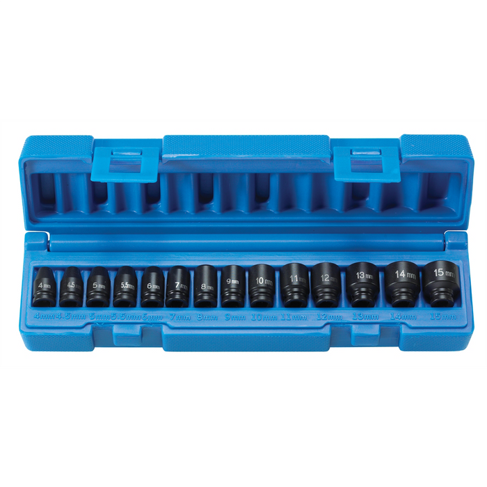 Grey Pneumatic Socket Sets 1/4" Surface Drive 1