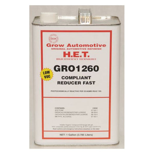 Grow Automotive 1260-01 Fast Dry Compliant Reducer, 1 gal, Liquid