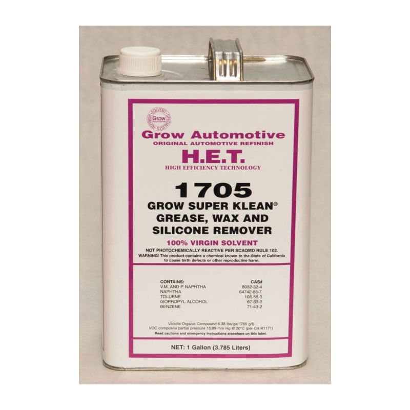 Grease Wax Silicone Remover 1705-1 1 Gallon 1 VOC