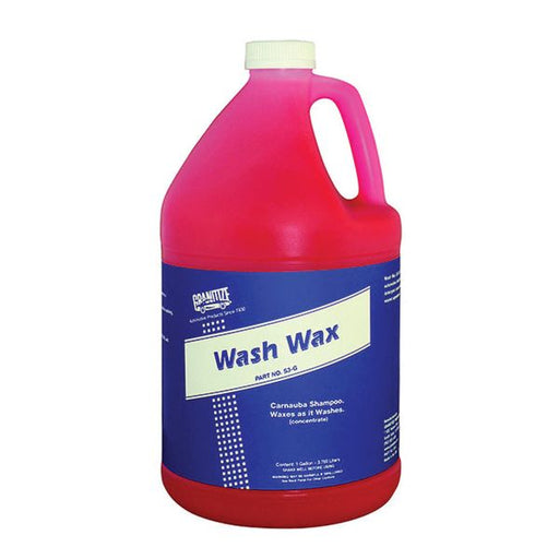 Granitize Products S-3 Wash Wax, 1 gal Bottle, Liquid — Red