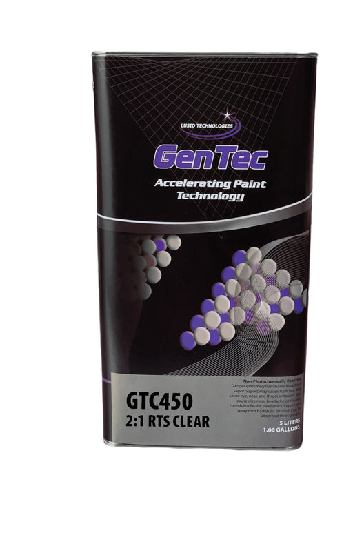 Gentec and Greentec GenTec GTC4505L Premium Overall Clear Coat, 5 L, 2:1 Mixing