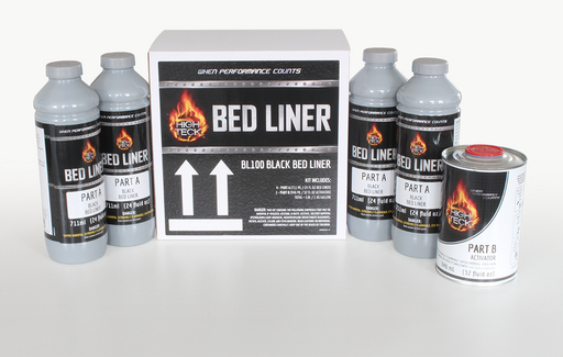 High Teck Products High Teck BL100 National Rule Standard Truck Bed Liner Kit, Black, 3.24 lb/gal VO — view 2