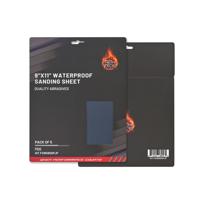 High Teck Products High Teck (5 pcs pack) 9"X11" WATERPROOF SANDING SHEET P800
