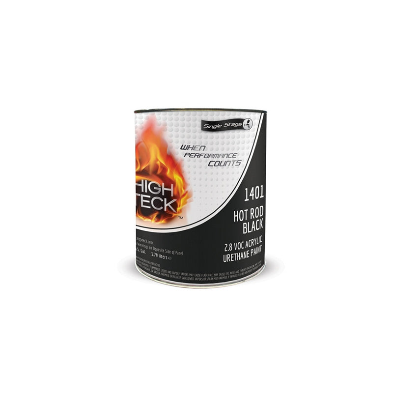 1401-1 1 Gal Hot Rod Black Acrylic Urethane Single Stage Paint