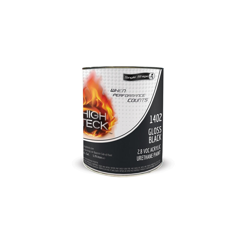 1402-1 1 Gal Black Gloss Acrylic Urethane Single Stage Paint