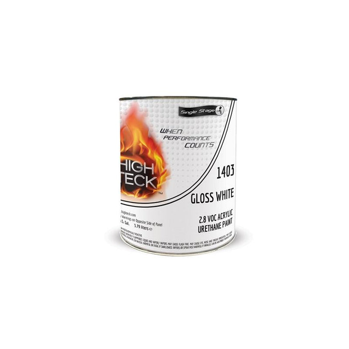 High Teck™ 1403-1 Series 1400 Acrylic Urethane Factory Pack 2K Single Stage Paint, 1 gal, White