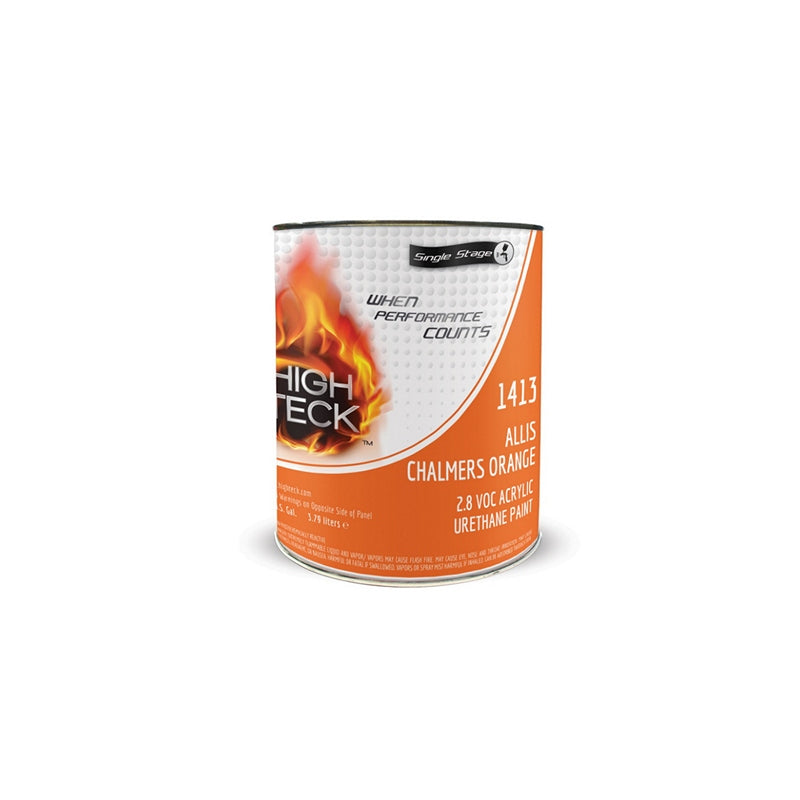1413-1 1 gal Allis Chalmers Orange Acrylic Urethane Paint, Single Stage Topcoat