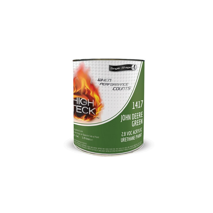 High Teck 1417-1 1-gal John Deere Green Acrylic Urethane Paint - quick-dry, high-solids