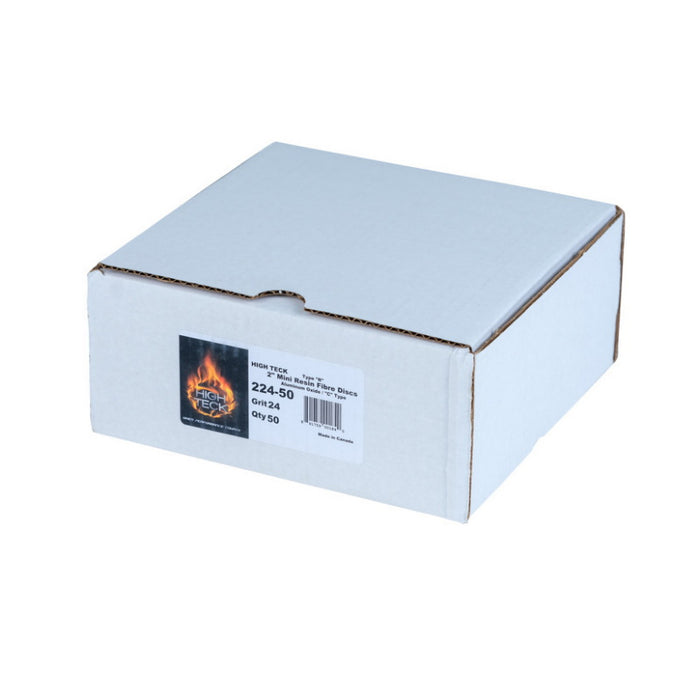 High Teck Products High Teck 224-50 R-Style Disc, 2 in Dia, 24 Grit, Aluminum Oxide, Polymer Backing — view 5