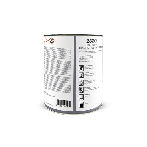 High Teck Products High Teck 2820-1 Premium Body Filler, 1 gal, Gold, Paste, 1.5 lb/gal VOC
