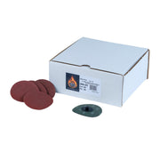 High Teck Products High Teck 380-25 R-Style Disc, 3 in Dia, 80 Grit, Aluminum Oxide, Polymer Backing — view 2