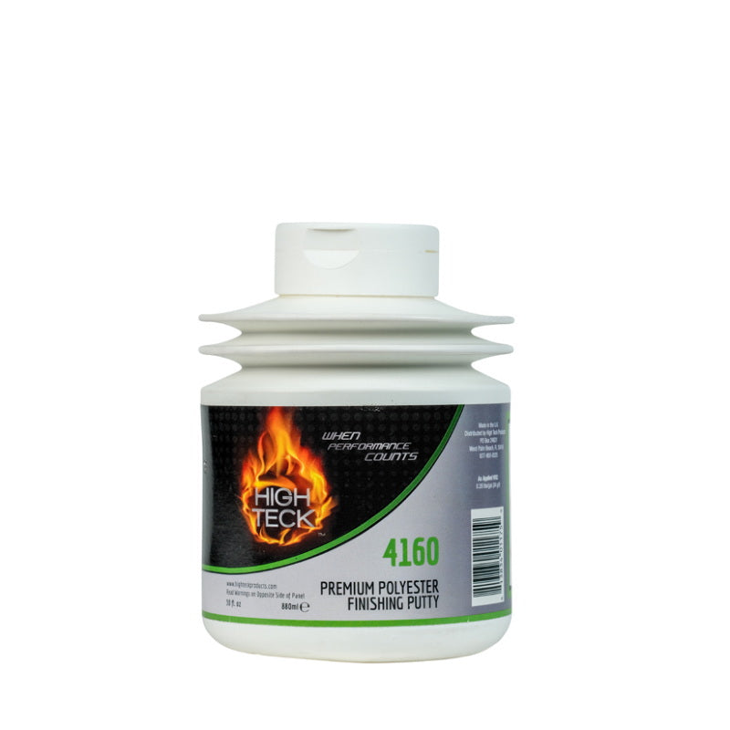 High Teck Products High Teck 4160 Premium Polyester Finishing Putty, Beige, Liquid, 268 g/L VOC