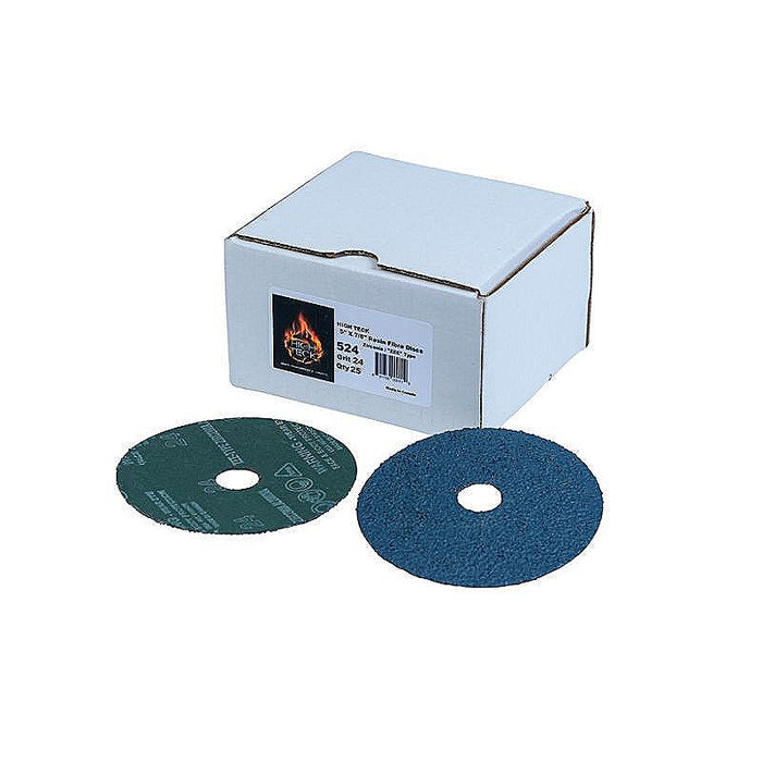 High Teck™ 524 Grinding Disc, 5 in Dia, 24 Grit, Zirconia