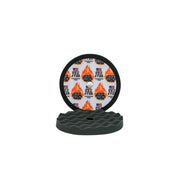 High Teck Products High Teck 725 Finishing Pad, 8 in Dia x 1 in in THK, Black, Open Cell Foam — view 2