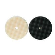 High Teck Products High Teck 723 Compounding Pad, 8 in Dia x 1 in in THK, White, Open Cell Foam — view 3