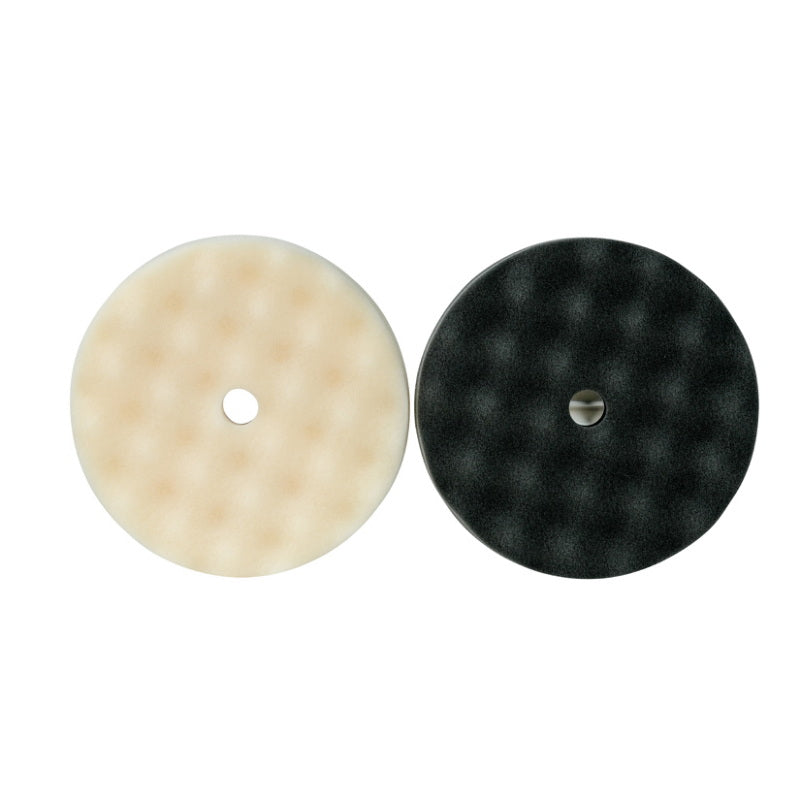 High Teck Products High Teck 723 Compounding Pad, 8 in Dia x 1 in in THK, White, Open Cell Foam — view 3