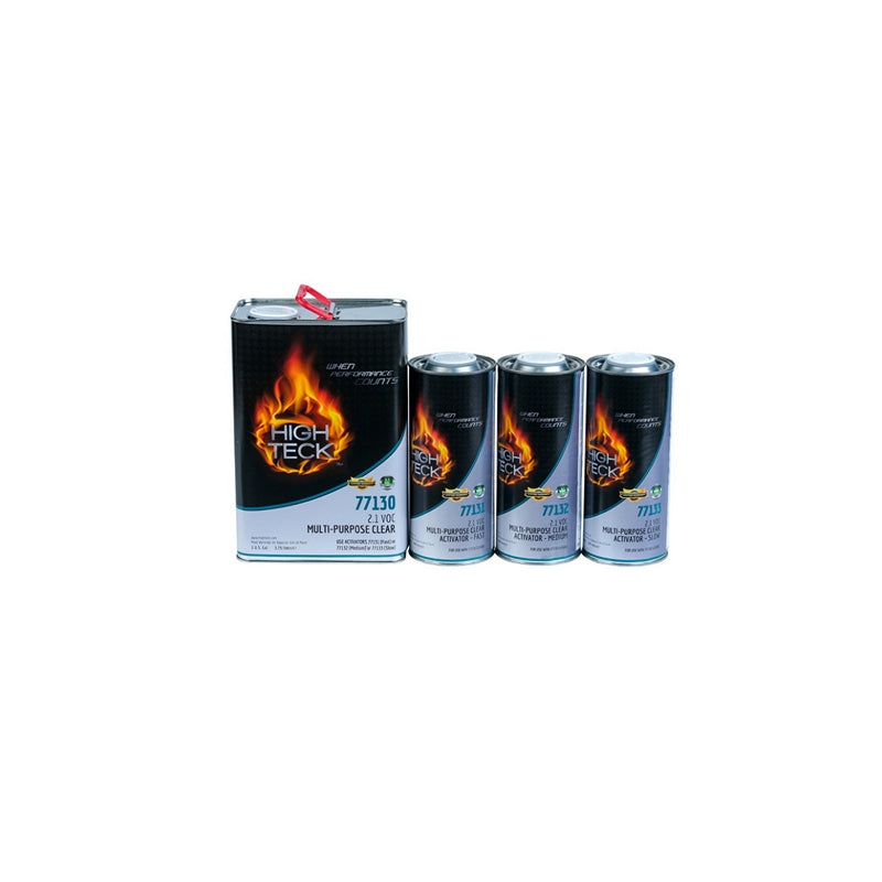 High Teck Products High Teck 77132-4 Medium Activator, 1 qt, Liquid, Use With: 77130 2.1 VOC Multi-P — view 3