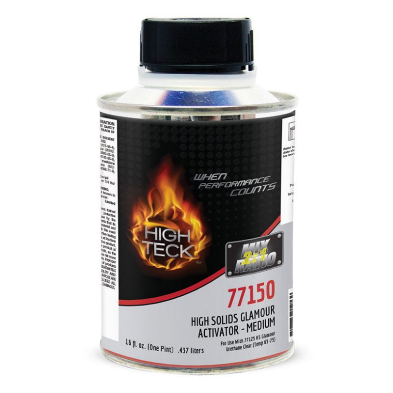 High Teck Products High Teck 77150-8 Medium Activator, 1 pt, Liquid, Use With: 77125 High Solids Gla
