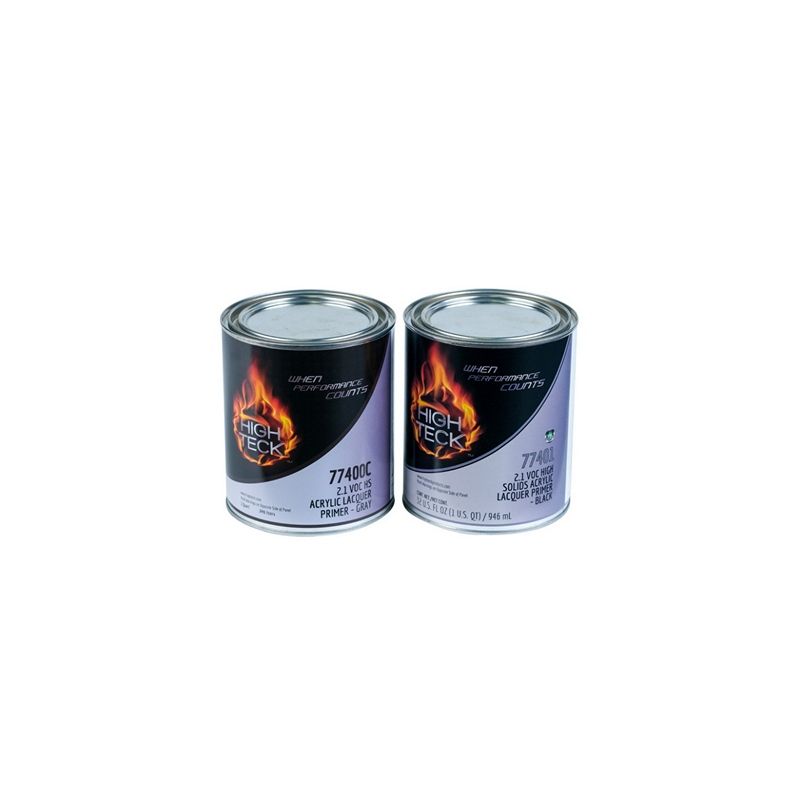 High Teck Products High Teck 77400C-4 High Solids Acrylic Lacquer Primer, 1 qt, Gray, 2.1 lb/gal VOC — view 4