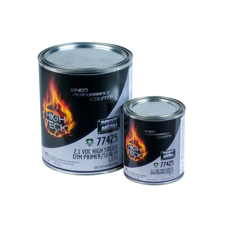 High Teck Products High Teck 77425-4 High Solids Primer/Sealer, 1 qt, Gray, 2.1 lb/gal VOC, 4:1 Mixi — view 6