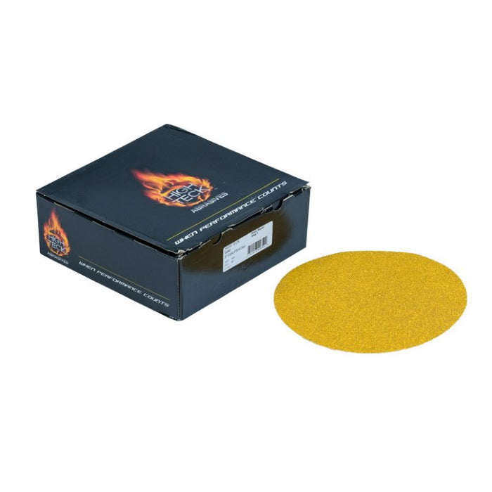 High Teck 8040 Premium Disc Roll, 8 in Dia, P40 Grit, Aluminum Oxide, Gold, PSA Attachment — view 4