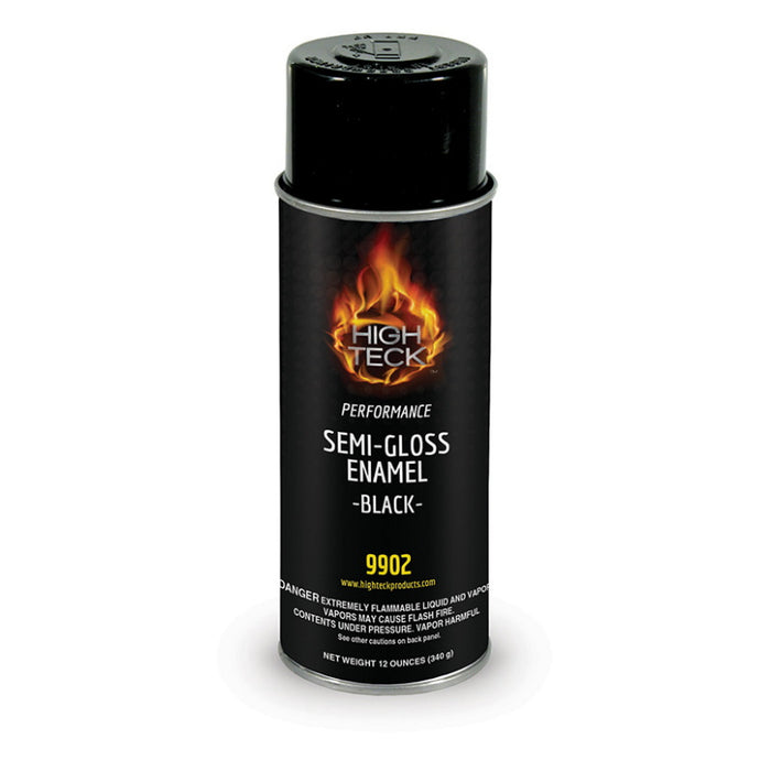 High Teck™ 9902 Performance Series Enamel, 12 oz, Aerosol Can, Semi-Gloss Black