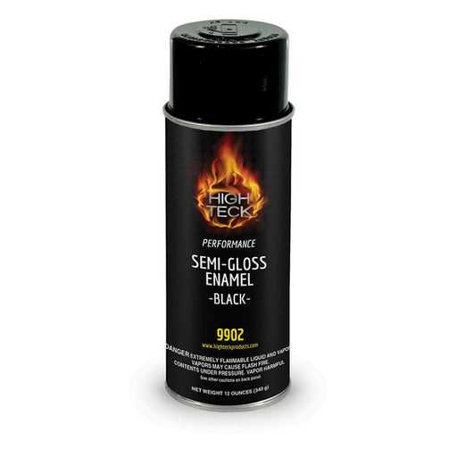 High Teck Products High Teck 9902 Performance Series Enamel, 12 oz, Aerosol Can, Semi-Gloss Black — view 2