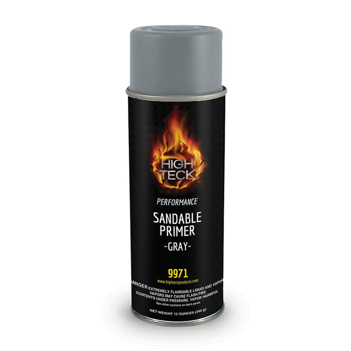 High Teck™ 9971 Performance Series Sandable Primer, 12 oz, Aerosol Can, Gray