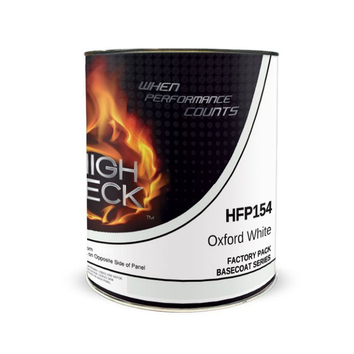 High Teck HFP154-4 Urethane Basecoat, Oxford White, 1 qt