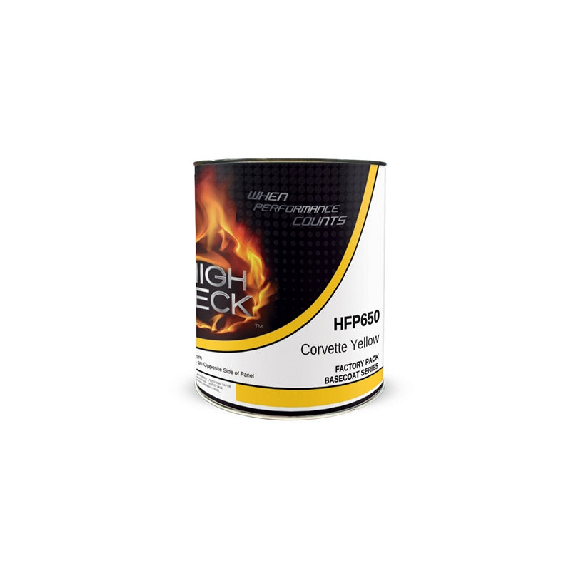 HFP650-1 Urethane Basecoat, Corvette Yellow, 1 gal National Rule