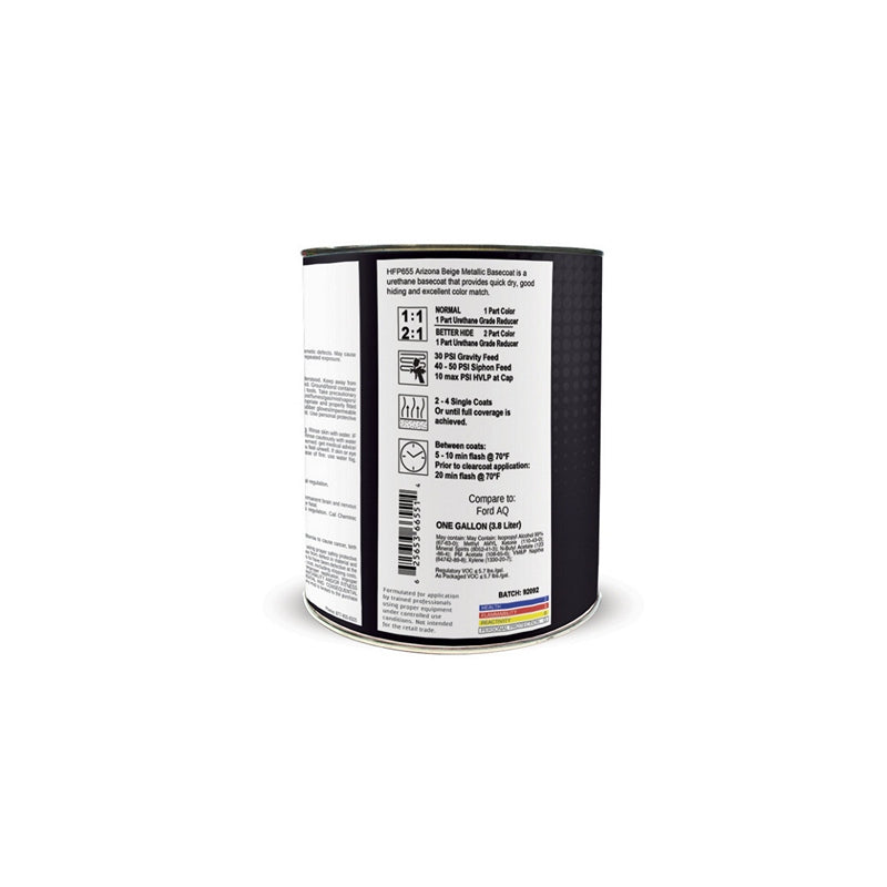 High Teck Products High Teck HFP655-1 Series HFP National Rule Urethane Basecoat, 1 gal, Arizona Bei — view 3