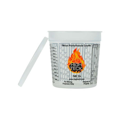 High Teck Products High Teck MC16 Mixing Cup, 1 pt, Polypropylene