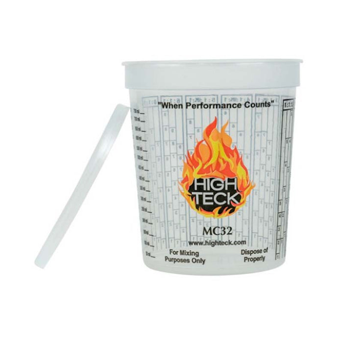 MC32L Lid, Polypropylene, For High Teck™ 1 qt Mixing Cups 100 ea