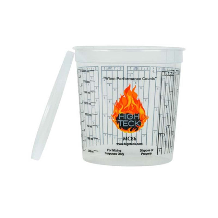 MC86L Lid, Polypropylene, For High Teck™ 2.5 qt Mixing Cups 100ea