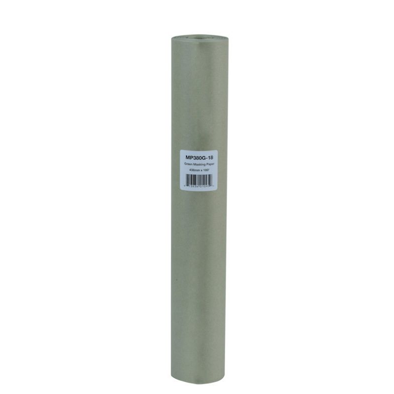 High Teck Products High Teck MP380G-18 Masking Paper, 18 in W x 180 ft L, Green, 28 lb Basis — view 3