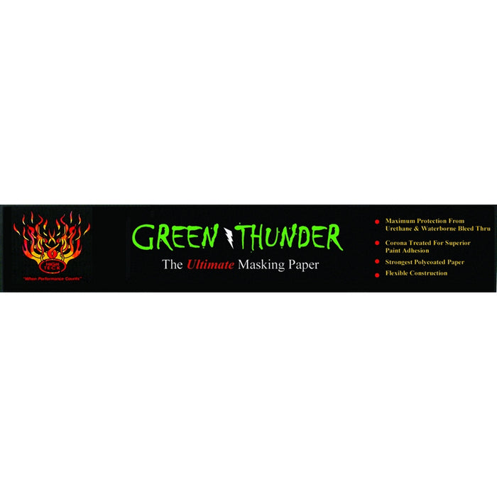 High Teck Products High Teck Green Thunder MP450GT-18 Masking Paper, 18 in W x 500 ft L, Polycoated