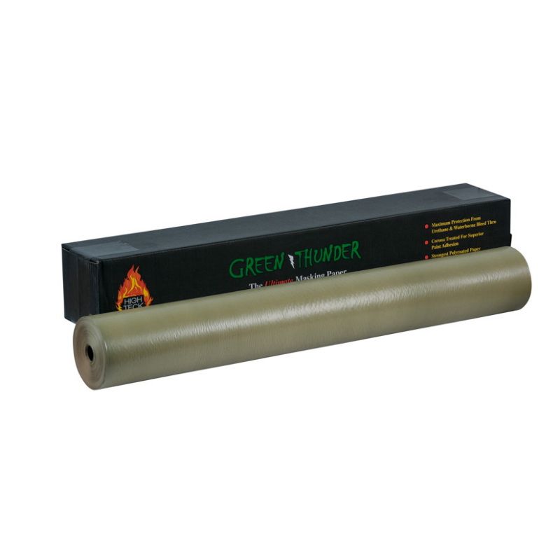 High Teck Products High Teck Green Thunder MP470GT-36 Masking Paper, 36 in W x 700 ft L, Polycoated — view 3