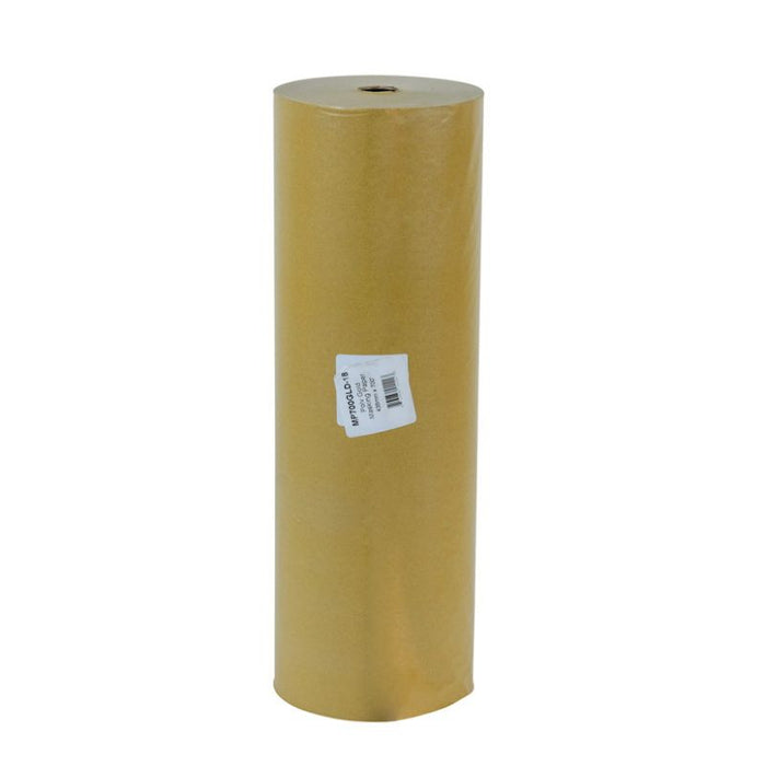 High Teck Products High Teck MP780GLD-18 Masking Paper, 18 in W x 180 ft L, Polycoated Paper, Gold,
