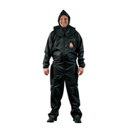 High Teck Products High Teck PS115B Premium Paint Suit, X-Large, Black, 2-Way Zipper — view 4