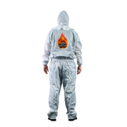 High Teck Products High Teck PS215W Premium Paint Suit, X-Large, White, 2-Way Zipper — view 4