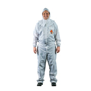 High Teck Products High Teck PS215W Premium Paint Suit, X-Large, White, 2-Way Zipper — view 3