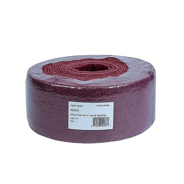 High Teck™ RED373 Thin Scuff Pad, 4.5 in W x 32.8 ft L, Very Fine, Red, Fiber, Wet/Dry